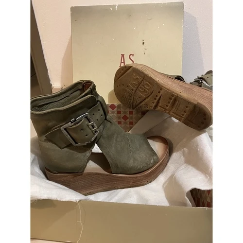 Airstep / A.S.98 Chaussure Couleur Kaki 2 Airstep / A.S.98 Chaussure Couleur Kaki – Image 2