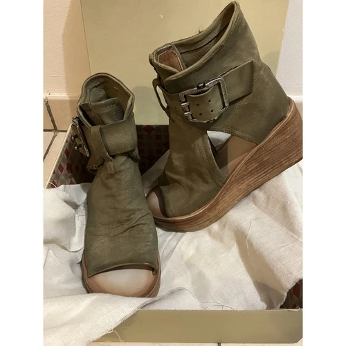 Airstep / A.S.98 Chaussure Couleur Kaki 3 Airstep / A.S.98 Chaussure Couleur Kaki – Image 3